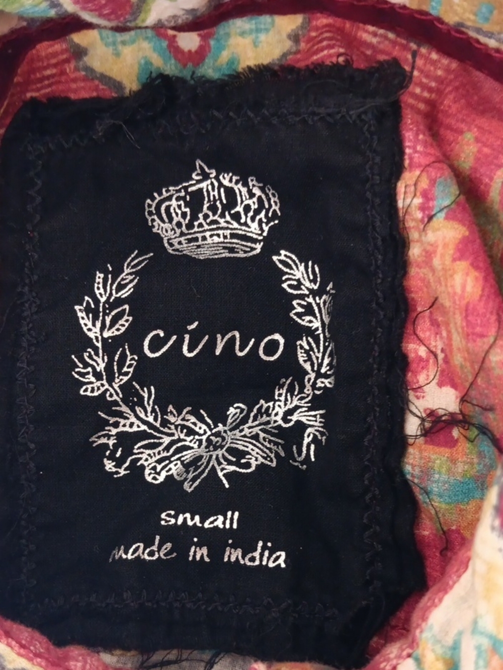 Cino Sundance Flying Peacock Shirt. Boho. Coadral Cowgirl. - Picture 8 of 12
